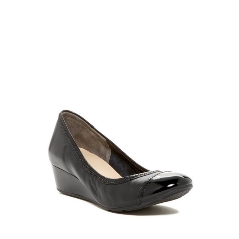 Cole Haan Black Milly Wedge Shoes - 7.5B